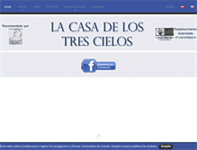 Tablet Screenshot of casalos3cielos.com